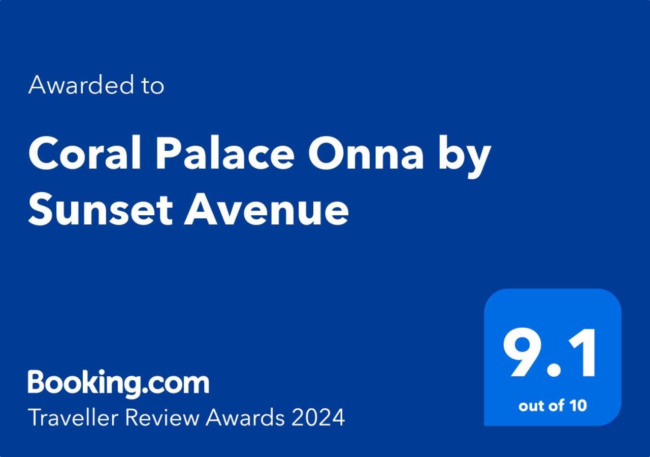 Coral Palace Onna By Sunset Avenue Dış mekan fotoğraf
